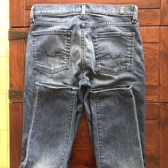 7 for all mankind dark blue jeans EUC. - Picture 4 of 4